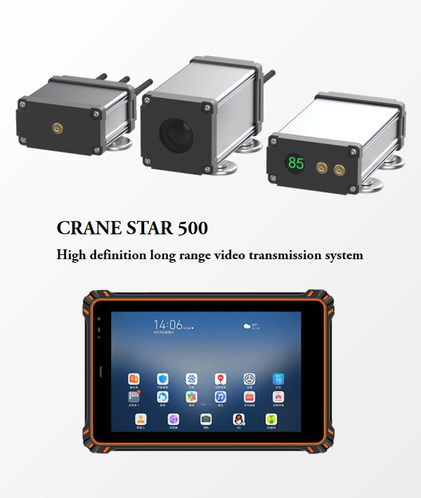 CRANTSTAR 500 Tower Crane wireless HD camera Hook block camera Drilling Rig Harbor Crane camera