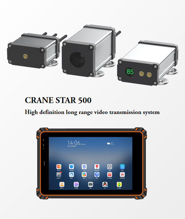 CRANTSTAR 500 Tower Crane zoom camera wireless long range video monitor system hook advisor
